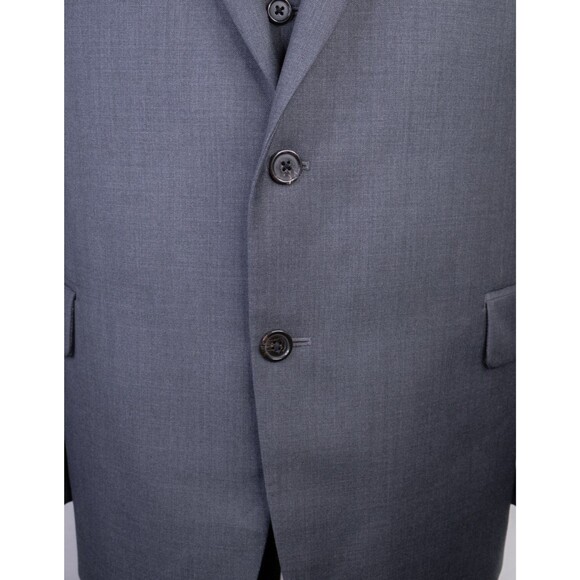 Ralph Lauren 2-Pcs Blazer / Vest Set Jacket Coat Solid Gray Sz 48R Two Button - Picture 8 of 16